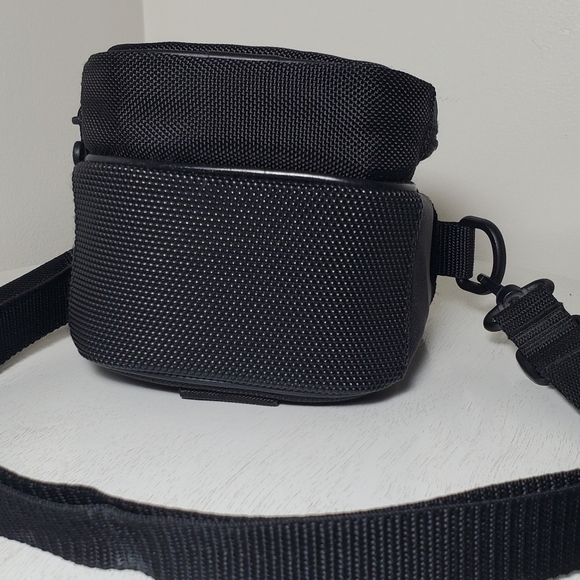 Mickey Mouse Camera Bag Zip Close Pockets Attachable Strap Black Canvas Disney - Picture 3 of 12